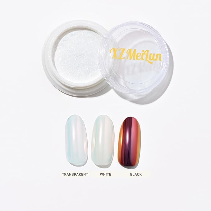 Chameleon Chrome Nail Powder, Big-Capacity 0.8g Aurora Green Turns Purple Mermaid Aurora Powder Pigment Pearlescent Nail Art Glitter Decoration, Can mixed With Builder Gel Nail Polish For Use