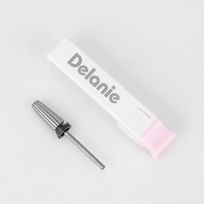 Delanie 5-in-1 Carbide Nail Drill Bit for Professional Nail Tech, 3/32", Extra Coarse Grit