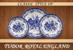 Tudor Royal 16-Piece Porcelain Round Dinnerware Set, Service - Image 9