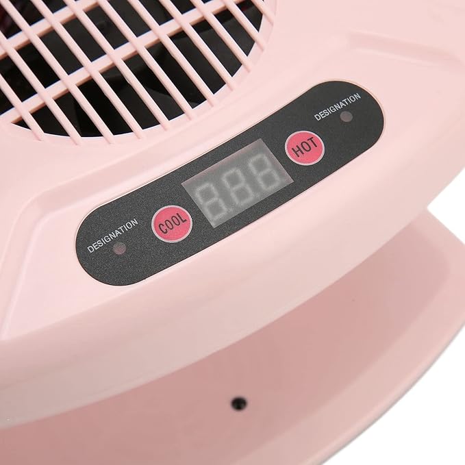 ZJchao Air Nail Dryer, 300W 2 in 1 Automatic Induction Cold Hot Air Nail Polish Drying Fan Wind Blower Dryer for Regular Nail Polish, Home and Salon Use