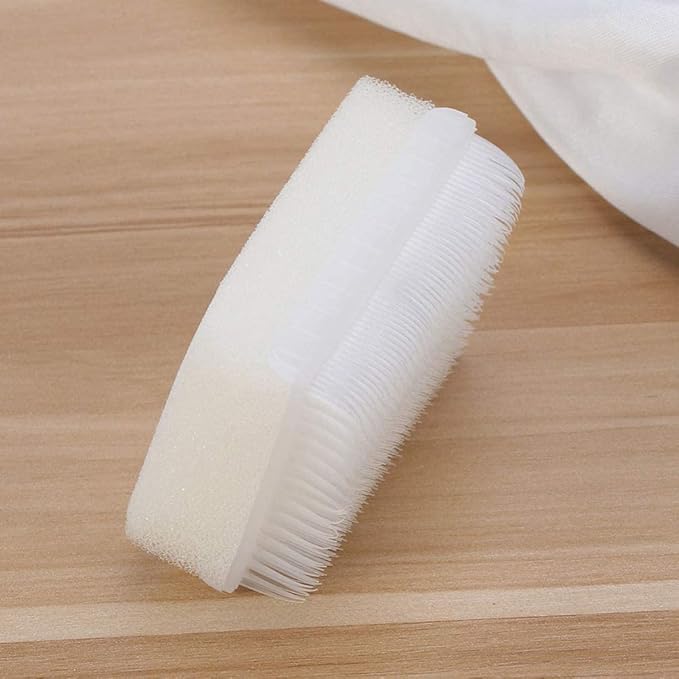 2pcs Disposable Surgical Scrub Brush Sterile Sponge Brushes with Nail Clippers Blister Packing Surgical Brushes Hands Cleaning Scrubber Double-Sided Cleaning Scrub Brush