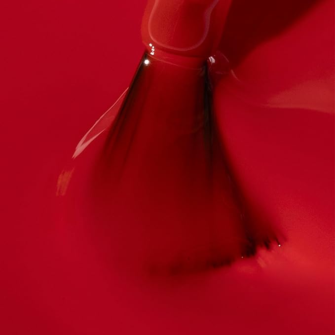 Breathable Premium Long Lasting Nail Polish (Poppy Red) - Vegan & Toxin-Free