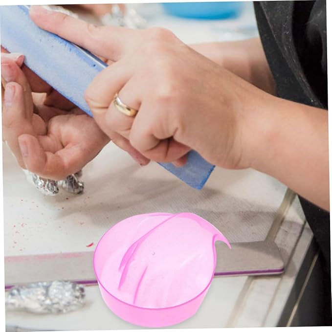 4pcs Nail Soak Bowl Nail Art Hand Soaking Bowl Polish Removal Tray Multipurpose Manicure Tray Spa