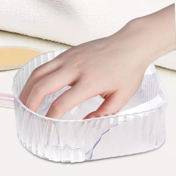 Generic Hand Soaking Bowl Soak Off Finger Bowl, Soak Off Gel Polish Remover Bowl Nail Soak Off Bowl Nail Art Tool, Powder Remover Tools, for Home, Transparent