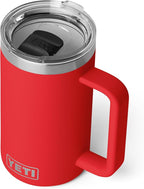YETI Rambler 24 oz Ceramic Lined Stackable Mug 2.0, Vacuum Insulated, Stainless - Image 2