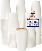 JOLLY CHEF 180 Count 16 oz Coffee Cups, or Tea, Suitable by JOLLYCHEF