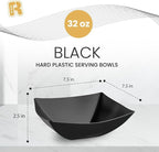 R-kay 6 Pack Square Plastic Serving Bowls - Image 5