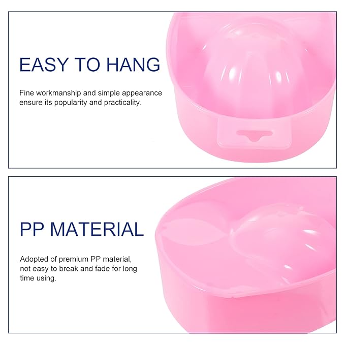 Manicure Soaking Bowls Nail Art Hand Soak Treatment Bowls Soaking Soak Bowl Red Nail Art Polish Removal Wash Soaker Tray Manicure Spa Tools