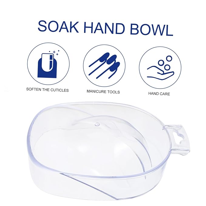 Diy Manicure Soaking Bowl Nail Art Soaking Container Nail Soaker Bowl Set