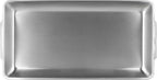 3 Pcs 304 Stainless Steel Serving Platters, 12.6" Rectangle Dinner Plates - Image 2