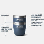 YETI Rambler 4 oz Stackable Cup, Stainless Steel, Vacuum Insulated - Image 2