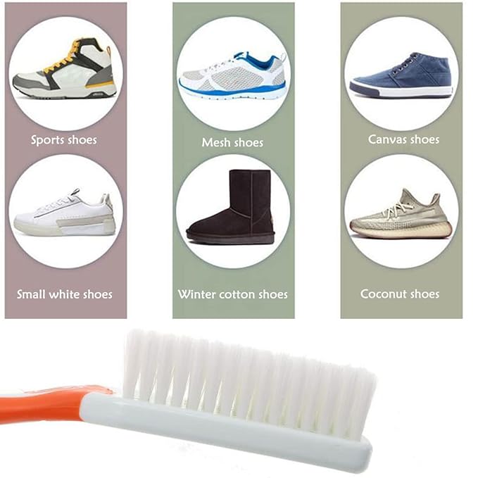 Nail Brush Fingernail Cleaner,3 Pcs Handle Grip Nail Brush,Cleaner Scrub Brush,Long Handle Pedicure Brushes Hand Fingernail Scrub Brush Kits for Nails Toes Home Cleaner(Random Color)