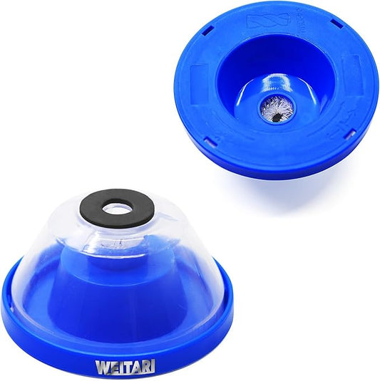 2Pcs Drill Dust Collector,Drywall Dust Collector, Drill Dust Collector for Electric Hammer and Drill, Hole Saw Dust Bowl, Shockproof Dust Catcher with Sealing Cover & Anti-Skid Sponge