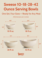 Sweese Porcelain Serving Bowls Set - Image 2
