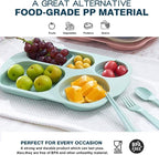 PUPOPIK 12 Inch Divided Plates4 PCS - Image 3