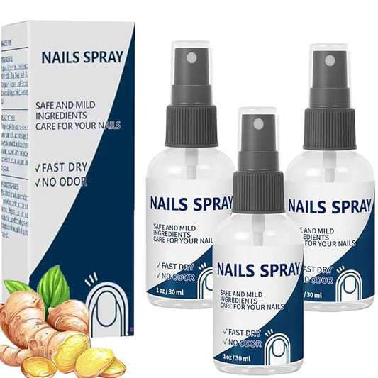 Nail Strengthener Spray for Stronger Nails | Quick-Dry Moisturizer with Lavender & Tea Tree Oils | Non-Greasy Formula to Prevent Brittleness | Unisex Care for Hands & Feet - 1 Fl Oz (3)
