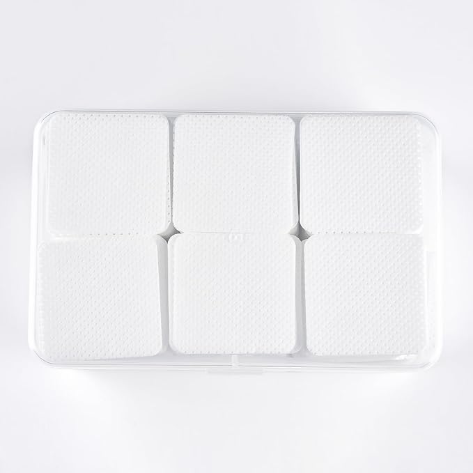 1050 PCS Lint Free Nail Cleaning Wipes to Remove Gel Nail Polish & Other Excess Liquid Disposable Nail Cleaning Wipes (White)