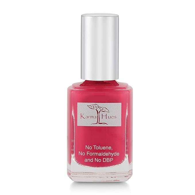 Karma Organic Natural Nail Polish-Non-Toxic Nail Art, Vegan and Cruelty-Free Nail Paint (Farmer's Market Berries)