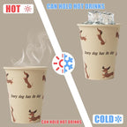 25 Pack 12 oz Disposable Cups Paper Coffee Cups - Image 4