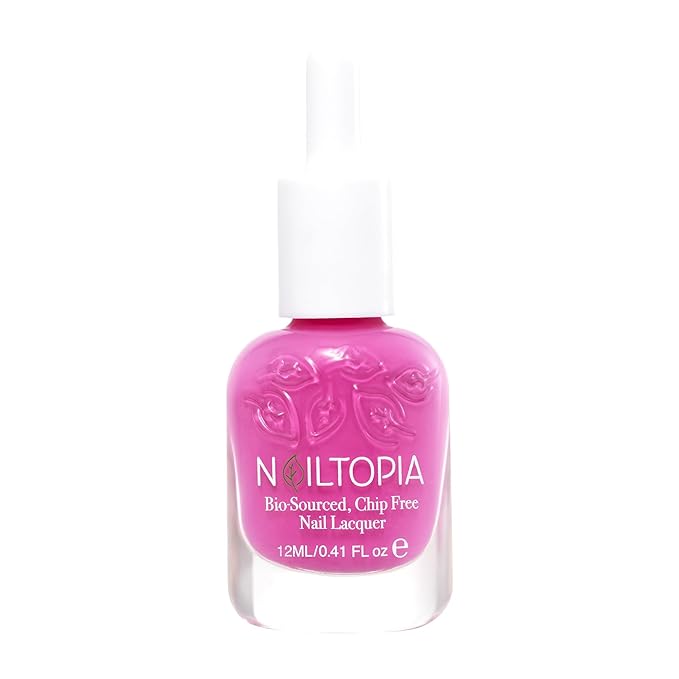 Nailtopia Bio-Sourced Chip Free Nail Lacquer - Vegan And Cruelty Free - Strengthens And Conditions Nails - Delivers Healthy Manicures And Pedicures - Long Lasting - Shes Ionic - 0.41 Oz Nail Polish