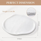 Luxurious White Marble Vanity Tray, Cloud Shape Serving Stone Key Tray - Image 3