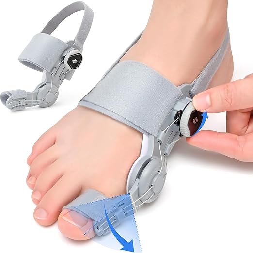 Upgraded Bunion Corrector for Women & Men, Orthopedic Bunions Correction with Non Slip Big Toe Separators, Adjustable Bunion Splint Suitable for Left/Right Foot Bunion Relief