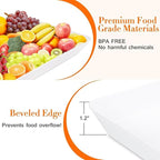 WOWBOX 8 pcs Serving Tray for Entertaining, Serving Platters for Snacks - Image 3
