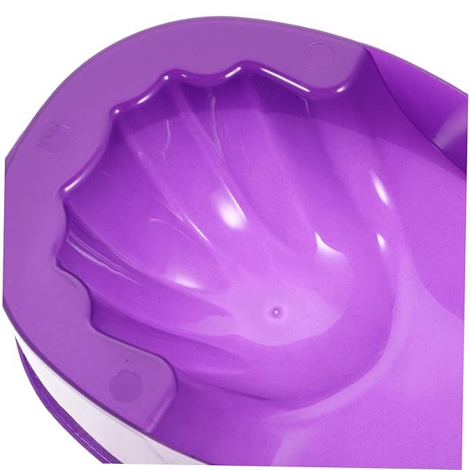 Purple Nail Soaking Bowl Manicure Tools Nail Care Bowl 1pc for Hand Soak and Cuticle Care