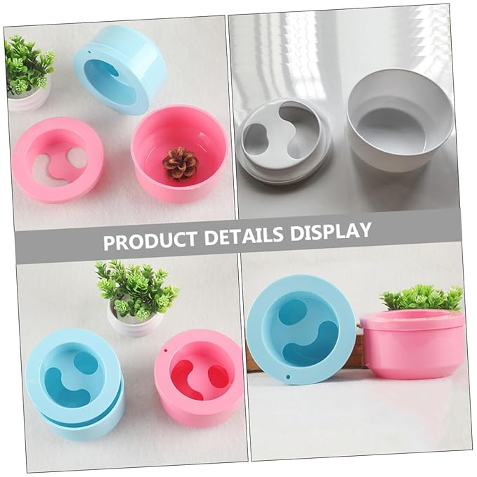 Mikinona Abs Plastic Nail Soaking Bowl Nail Art Supplies Manicure Bowl Random Color