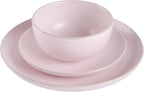 Gibson Home Rockaway 12-Piece Round Stoneware Dinnerware Set, Service - Image 3