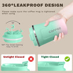 SPLMIFA Travel Coffee Mug Leak-Proof, Reusable Coffee Cups - Image 5