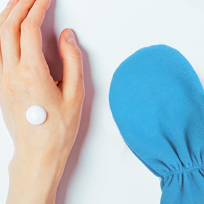 Healifty Exfoliating Gloves Dead Skin Cell Remover Moisturizing Spa Gloves for Hand Care Reusable Washable Gloves for Home and Professional Use
