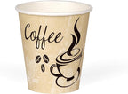 Disposable Coffee Cups, To Go Paper Hot Cups, Classic Design - Image 2