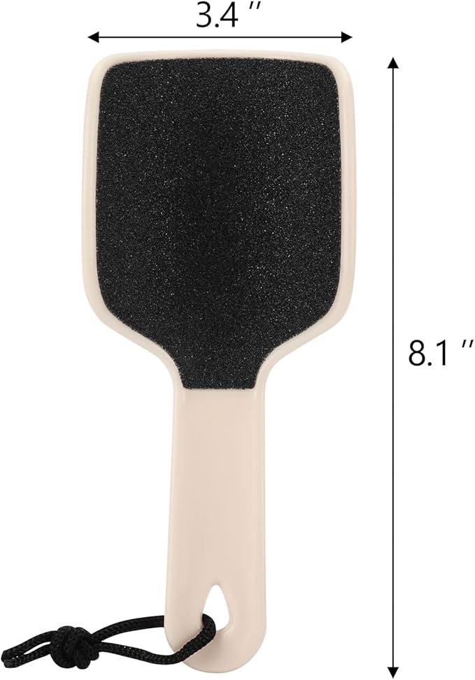 2 Pcs Curved Foot File Callus Remover for Feet, U Shaped Foot Scrubber Dual Sided Heel File Scraper Dead Skin Remover