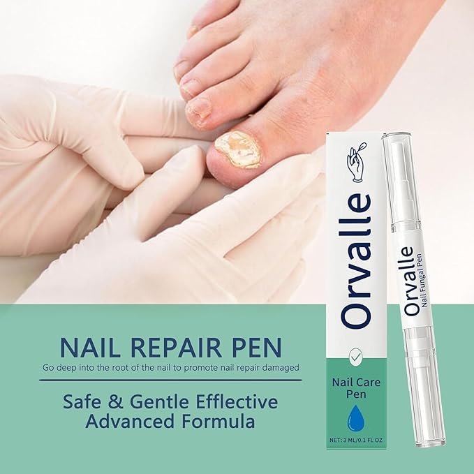 Orvalle Nail Fungus Pen, Nail Growth Treatment Repair Serum Twist Pen Activator for Repair & Strengthener(3PCS)