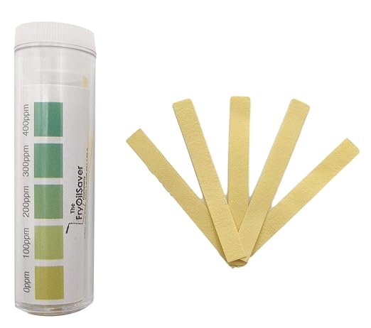 Restaurant Sanitizer Test Kit Combo, 2 x Vial of 100 Strips Each QR5 Quat Sanitizer 0-400PPM & Chlorine Test Strips 0-200PPM Testing Kit for Food Service, Bar & Restaurants Supplies by FryOilSaver Co.