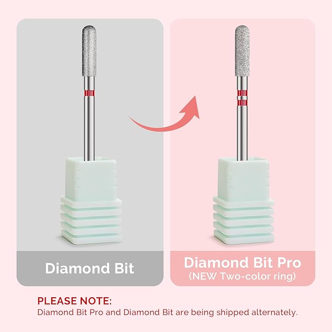 MelodySusie 3mm Rounded Top Barrel Cuticle Clean Nail Drill Bit 3/32'', Professional Safety Carbide Diamond Under Nail Cleaner for Cuticle Dead Skin Nail Prepare, Beginners Bits, Series Bit-S, Fine