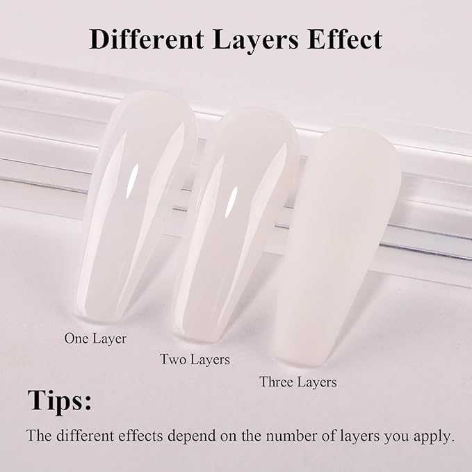 Imtiti Rubber Base Gel Polish, 15ML Milky White Color Base Gel For Nails Builder Gel Sheer Jelly Gel Nail Polish Strengthener Gel Nail For Starters DIY Nail Art Soak Off UV LED