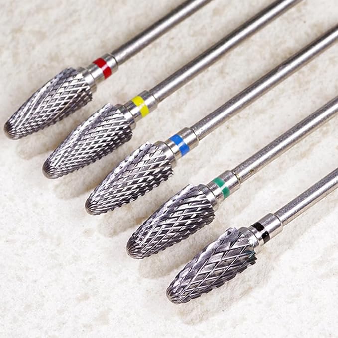 Nail Cutter Drill Bit for Manicure Tungsten Steel Professional Manicure Drill Universal Drill Bits for Nails