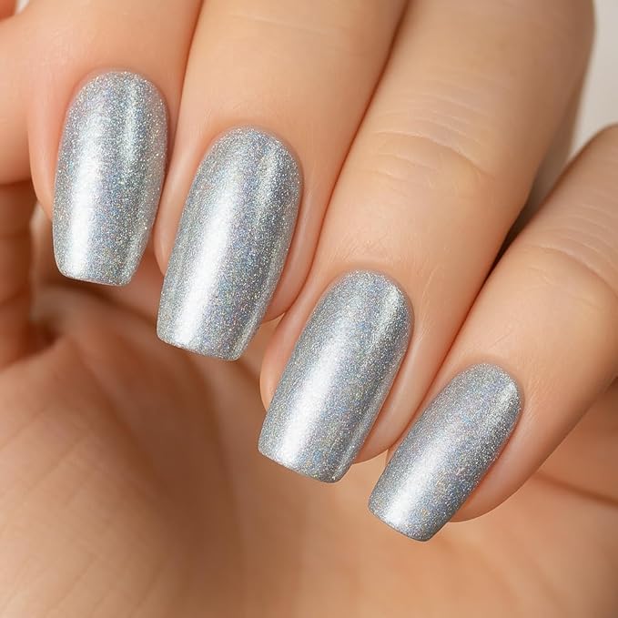 PINK MASK Gel Color Nail Polish Holo #1 - This Is Holo Col. 15ml / o.5 oz - UV/LED Gel Polish, Non Wipe, Long Lasting, Soak Off Formula