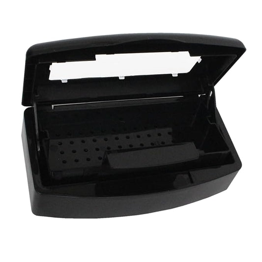 Nail Tool Sterilizer Box, Plastic Sterilization Tray for Tweezer, Eyelash Extensions, Hair Salon, Spa, Nail Implement