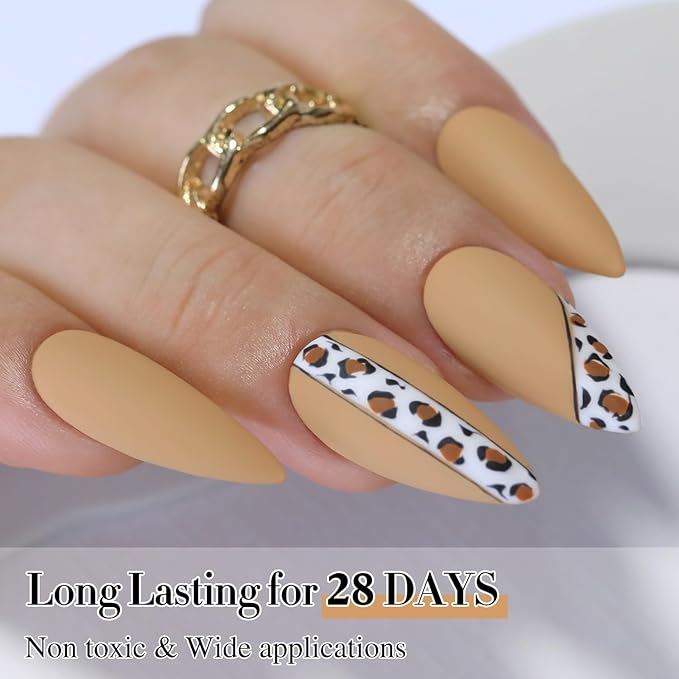 Double Rhythm Gel Polish 15ML Jelly Sheer Pastel Light Milky Color Pearl White Bottle 1 PC 0.5 OZ Full Size Nail Art Salon at Home (Deep Beige-D1442)