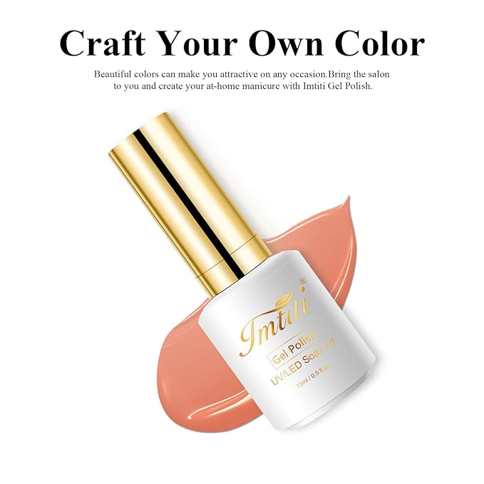 Imtiti Jelly Gel Polish, 15ML Sheer Orange Jelly Gel Nail Polish Translucent Spring Summer Nail Gel Polish LED UV Gel Nail Polish for Nail Art DIY Manicure