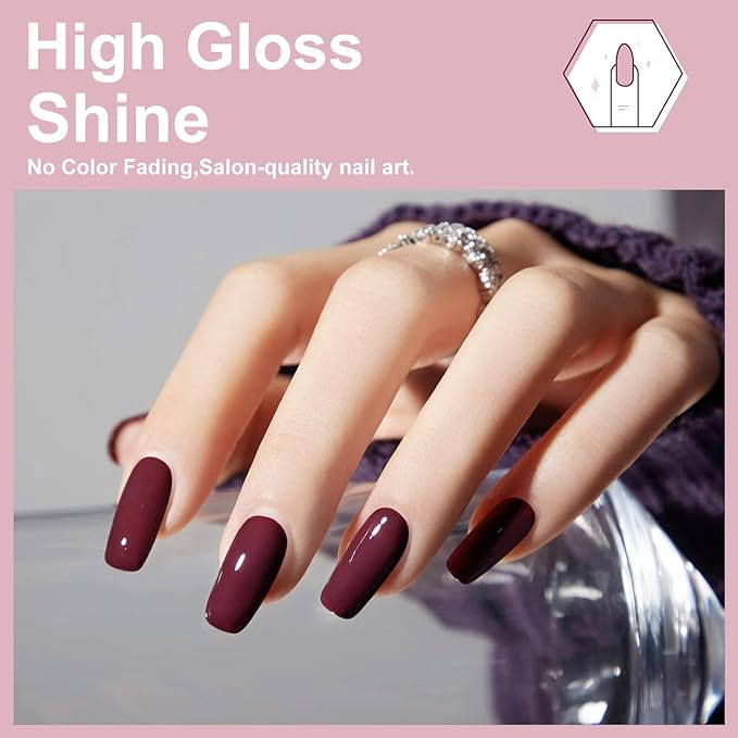 Major Dijit Quick Dry Nail Polish Brown Summer Nail Lacquer for Nail Art Regular Nail Polish 0.41 fl oz.