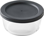 12-Piece Glass Food Storage Containers Set | 2-Cup, Leakproof | Microwave - Image 3