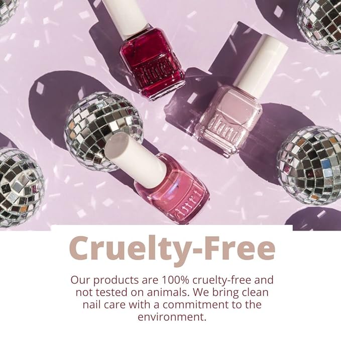 duri Nail Polish, 595 Absolute Intimacy, Deep Purple, Full Coverage, Glossy Finish, Fast Drying, 0.45 Fl Oz