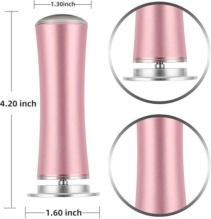 Electric Callus Remover, ELEVEN EVER Foot File Pedicure Tool(Speed Adjustable) with Recyclable Glass Grinder and 20pcs Replacement Sandpaper Disk for Men Women Dead Dry Crack Skin Calluses Pink