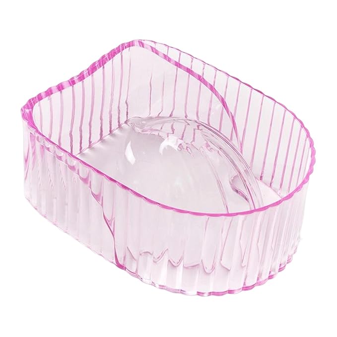 Generic Hand Soaking Bowl Soak Off Finger Bowl, Soak Off Gel Polish Remover Bowl Nail Soak Off Bowl Nail Art Tool, Powder Remover Tools, for Home, Pink