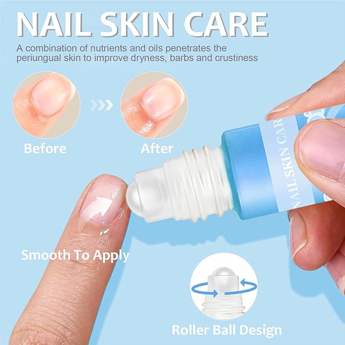 Gel Nail Polish Remover Kit, 15ml Quick Gel Remover, Nail Latex Tape & 8ml Cuticle Oil with Vitamin E & Jojoba Oil, Fast & Easy Removal in 3-5 Mins, Includes Nail Tools (Remover&Latex&Oil)