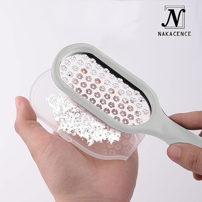 Foot File,Foot Scrubber Dead Skin Double Sided Foot Scraper Rasp Callus Remover, Pedicure Foot Scrubber Grater,Foot Heel Craper for Cracked Heels, Foot Grater Shaver Scraper for Callus Removal 2pcs